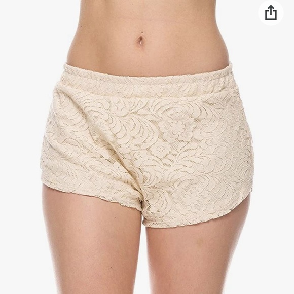 Ambiance Apparel Lace Shorts - Picture 4 of 6